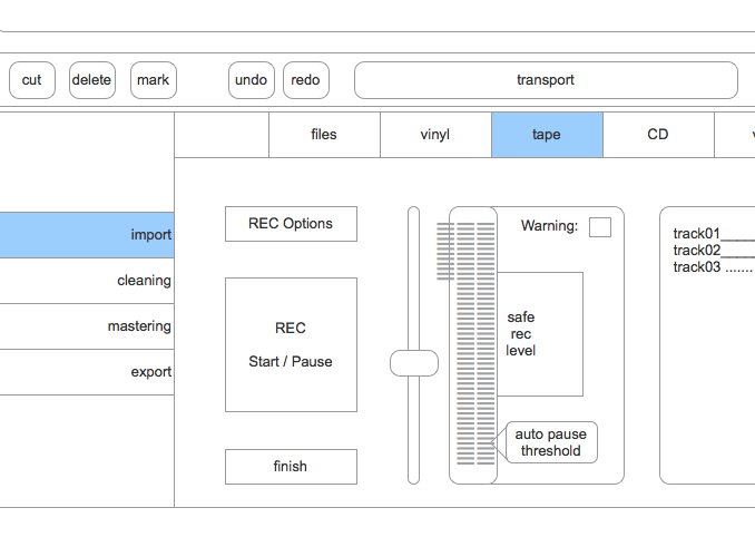 cleaningLab wireframe